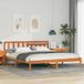 Maison Exclusive - Cadre de lit en marron lavé, 200 x 200 cm, en bois de pin massif