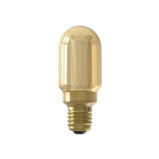 Calex LED lamp E27 - Buis - Calex (3.5W, 120lm, 1800K, Dimbaar, Goud)