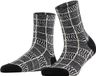 FALKE Coast Tile gedessineerd katoen Sokken dames zwart - maat 39-42