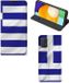 B2Ctelecom Samsung Galaxy A03s Hoesje - Book Case - Griekse Vlag - B2Ctelecom