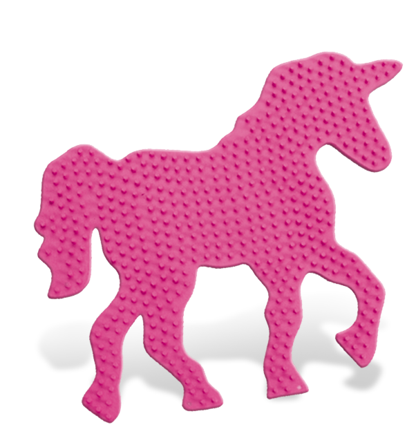 ses Strijkkralen legbord - Fantasie paard - Roze - 06095