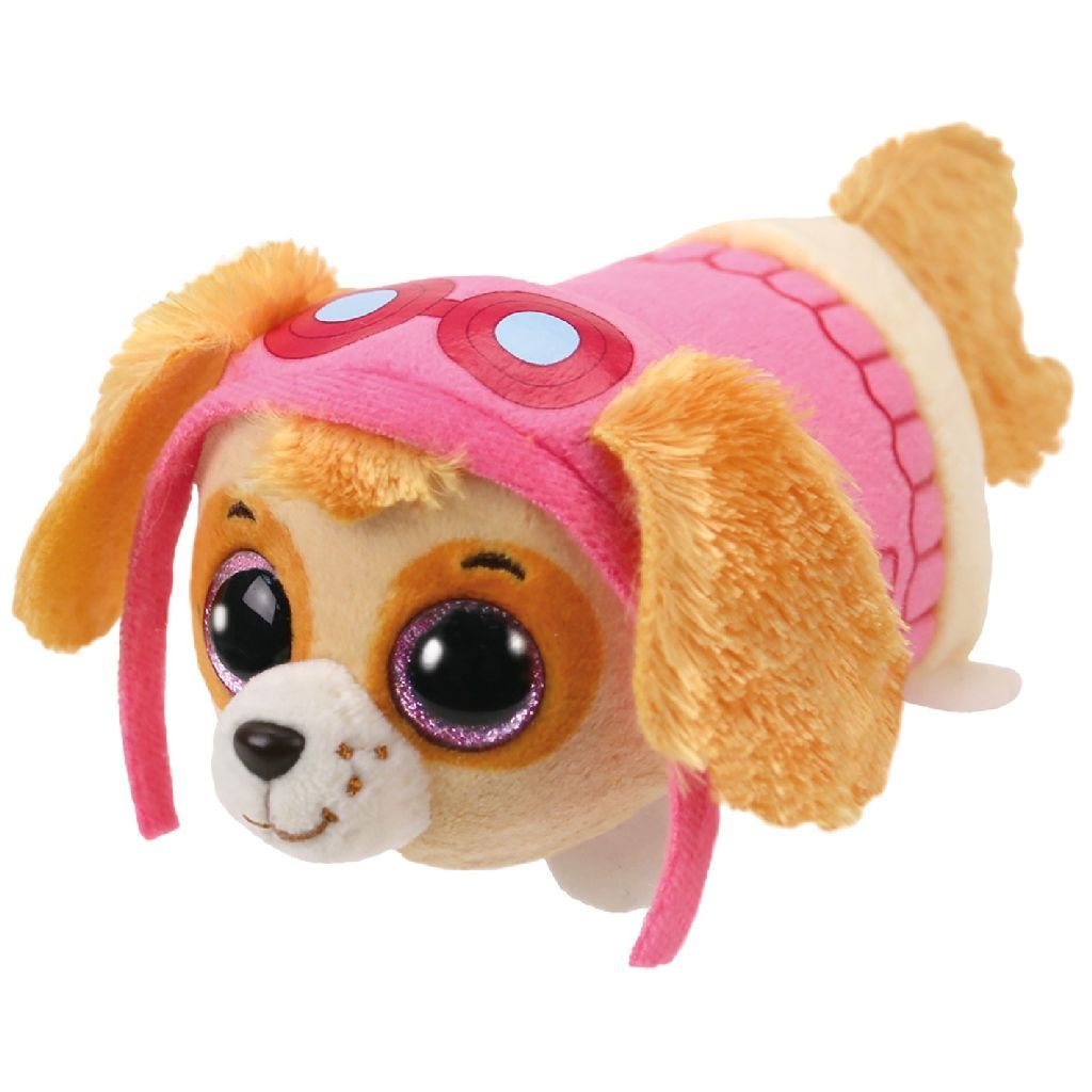 TY Teeny Paw Patrol Skye 10cm - Knuffel - Roze/Bruin - Meisje