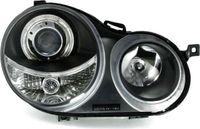 Viking Choice AP Onderdelen B.V. Koplampen dual halo rims VW POLO 9N 11 01-04 05 ANGEL EYES ZWART