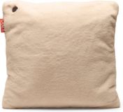 Bodi-Tek Cozy coussin chauffant - Durable & Sans fil - Infrarouge - 45x45 cm - crème - tissu Teddy - pile standard incluse