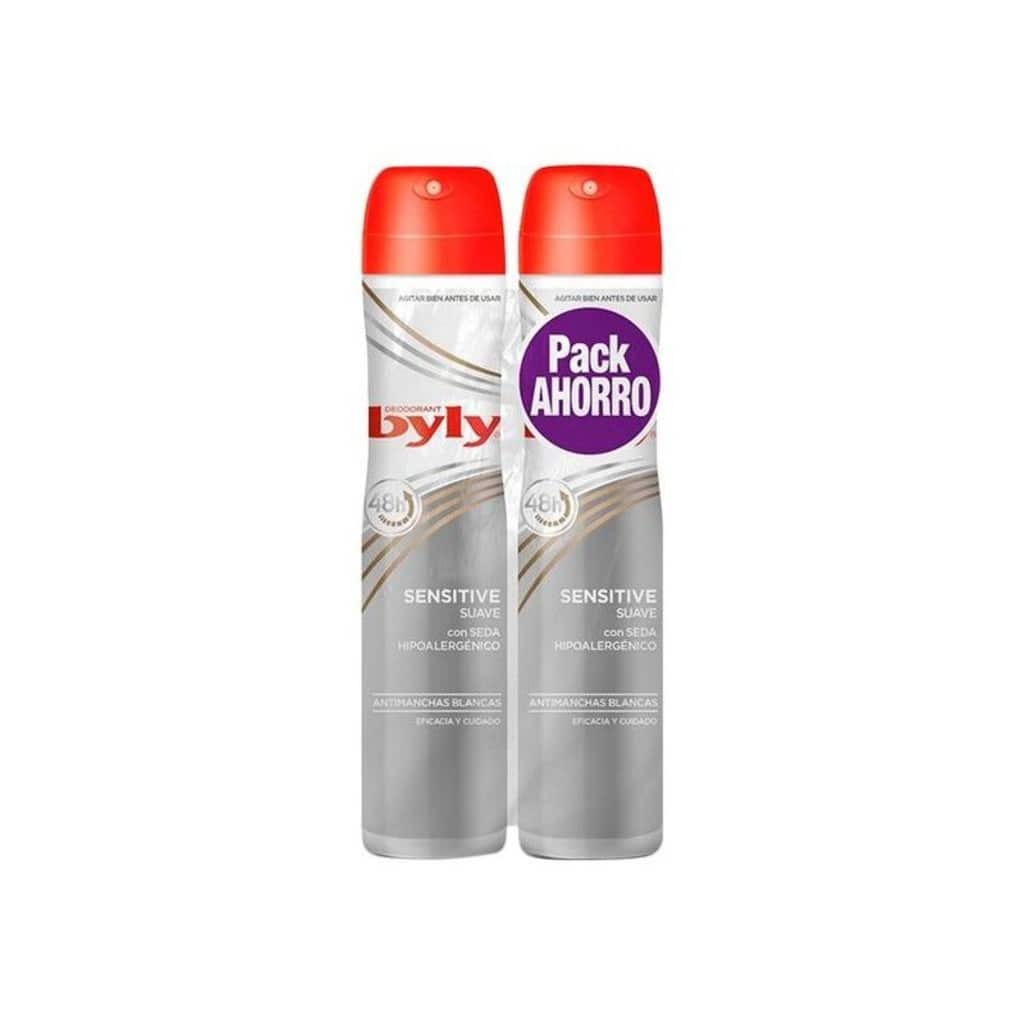 - Deodorant Spray Sensitive Suave Byly 2 uds