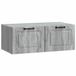 vidaXL meuble TV mural Gris sonoma 78,5 x 41 x 30 cm Bois traité