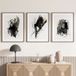 Lot De 3 Affiches / Posters Triptyque - Abstrait - 3 Affiches - 70x100 cm (cadres non fournis) - Bordure blanche