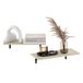 Furinno Rossi 18 inch wandgemonteerde drijvende displayplanken, Metropolitan Pine, set van 2