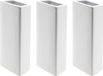 Merkloos 3x Radiator luchtbevochtigers wit 21 cm - Verdamper
