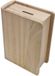 Hobbygroep Livre tirelire en bois paulownia 14,8x7,1x20,1 cm marron.