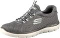 Skechers SUMMITS heren Sneaker,Grau Charcoal Mesh Trim Charcoal,47.5 EU