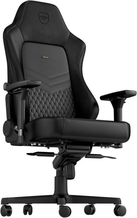 Noblechairs Hero Real Leather Gaming Chair - Black