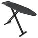 Planche à repasser, 34 x 109 cm, réglable en hauteur, pliable, avec compartiment de rangement, noir