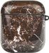 Apple AirPods Housse de protection - Design marbre brun