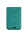 Prowallet Magsafe - Turquoise - Echt leder - Pasjeshouder voor 3 pasjes - Kaarthouder voor Mannen & Vrouwen - Incl. Luxe Cadeaubox
