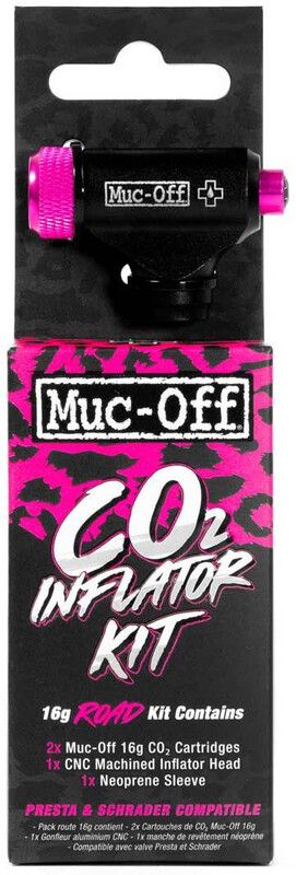 Muc Off Road Inflator Kit, pink