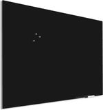 IVOL Glassboard Zwart 100 x 150 cm - Magneetbord - Beschrijfbaar - Magnetisch prikbord