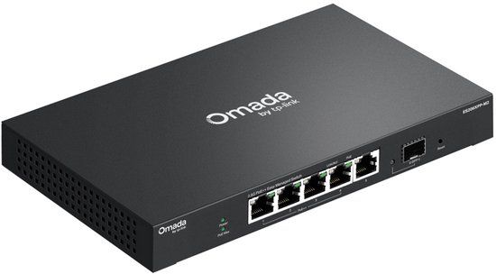 TP-Link ES206XPP-M2 Managed L2 2.5G Ethernet Power over Ethernet (PoE) Zwart