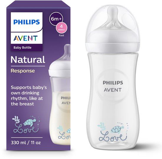 Philips Avent Natural Response babyfles - 330 ml - Flow 4