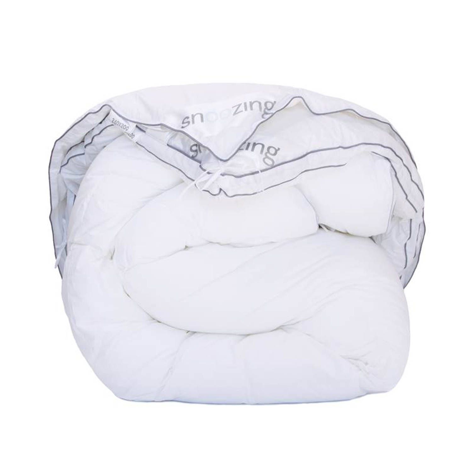 Snoozing lienz - 4-seizoenen dekbed - eenpersoons - 140x200 cm - wit