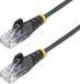 StarTech 2.5 meter CAT6 Gigabit Netwerkkabel Slim zwart