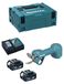 Makita Accuschroefmachine DUP181RTJ (2 x 5,0 Ah accu's + oplader DC18RC + MAKPAC 2 opbergkoffer)