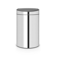 Brabantia 40L Rectangular Stainless Steel Pedal Bin - 112881