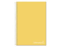 Liderpapel A4 Micro Jolly notitieboek, gevoerd, 140 h, 75 g, frame 5 mm, 5 banden, 4 gaten, geel