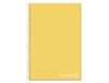 Liderpapel A4 Micro Jolly notitieboek, gevoerd, 140 h, 75 g, frame 5 mm, 5 banden, 4 gaten, geel