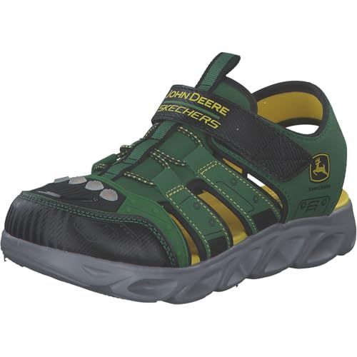 Skechers S Lights John Deere Hypno Splash Tractor Brights 407070L GNBK