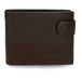 Pepe Jeans Ithaca Horizontale Portemonnee met Click Sluiting Bruin 11x8.5x1cm Leer by Joumma Bags