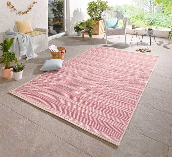 Bougari Binnen & Buiten Vloerkleed Caribbean 103308 160x230 cm Roze