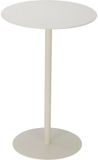 Home & Styling Bijzettafeltje Lugano - wit - D35x H53 cm - metaal