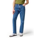 Wrangler Heren Jeans Broeken regular/straight Fit Blauw 44W / 30L Volwassenen