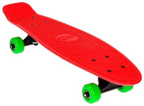 Thim Plastic Skateboard Rood 55cm - Penny Board