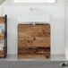 vidaXL Badkamerkast Oud Hout 59 x 37 x 59 cm