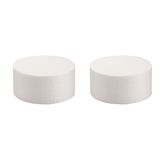 Glorex Hobby Pakket van 3x stuks piepschuim hobby knutselen vormen/figuren ronde schijf van 15 x 7 cm