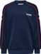 Hummel Kindersweater Hmljr Interlock Ronde Hals Lange Mouw Katoen Elastaan Regular Fit Mannen Dress Blues