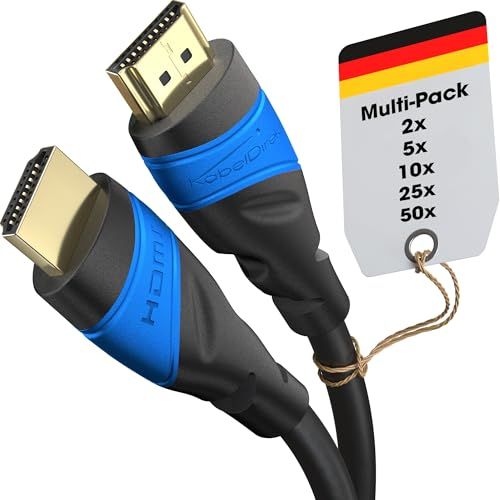 KabelDirekt 4K HDMI-kabel met A.I.S-afscherming – 5 x 5 m