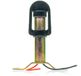 Einparts Lampe d'avertissement à broches universelle type T 12V 24V avec caoutchouc
