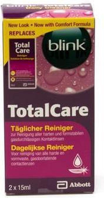Blink TotalCare Cleaner - 30 ml - Harde Lenzen - 2 x 15ml