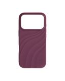 iDeal of Sweden Soft Swirl Silicone MagSafe Case voor de Apple iPhone 16 Pro Max - Velvet Plum
