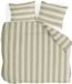 Walra Dekbedovertrek Straight Lines - 240x220 - Groen