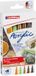 edding 5300 acrylverf stiften - 5 natuur kleuren - ronde punt - 1-2 mm