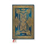 2027 Paperblanks 2027 Blue Luxe Maxi Horizontal Hardcover 12-Month Planner