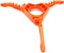 Sans marque Support de bouteille de gaz standard stabilisant pour bouteille de gaz - support de bouteille de gaz de camping pliable - bouteilles de gaz de camping - cuisinière camping extérieur randonnée - orange