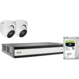 ABUS TVVR33623D IP-Bewakingsset – Kabelgebonden – 1920 x 1080 Pixel