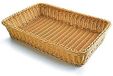 Lacor RECHTECKIG Broodmand 53X33,5X9, polypropyleen, beige, 53 x 33 x 9 cm