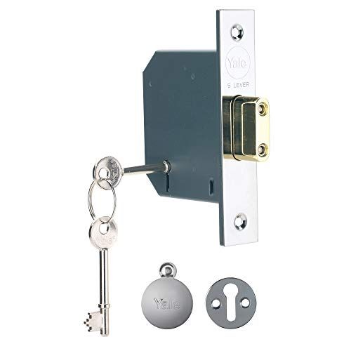 Yale P-M552-CH-65 Insteekslot - 5 Hendels - Verchroomd - 76mm