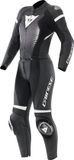 Dainese Fulminea S26 Dames tweedelig motorfietsleren pak - Zwart/wit - Maat 44